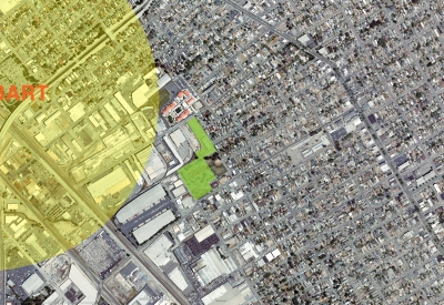 Context of BART vicinity for Tassafaronga Village in East Oakland, CA. 