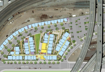 Site plan for Crescent Cove in San Francisco.