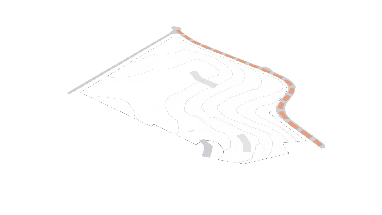 Aerial site diagram showing the direction of the noise.