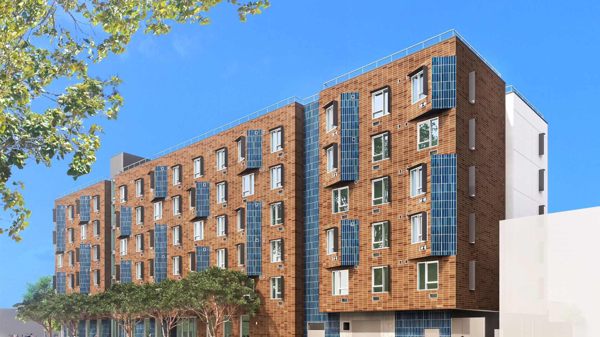 Exterior rendering for 1633 Valencia.