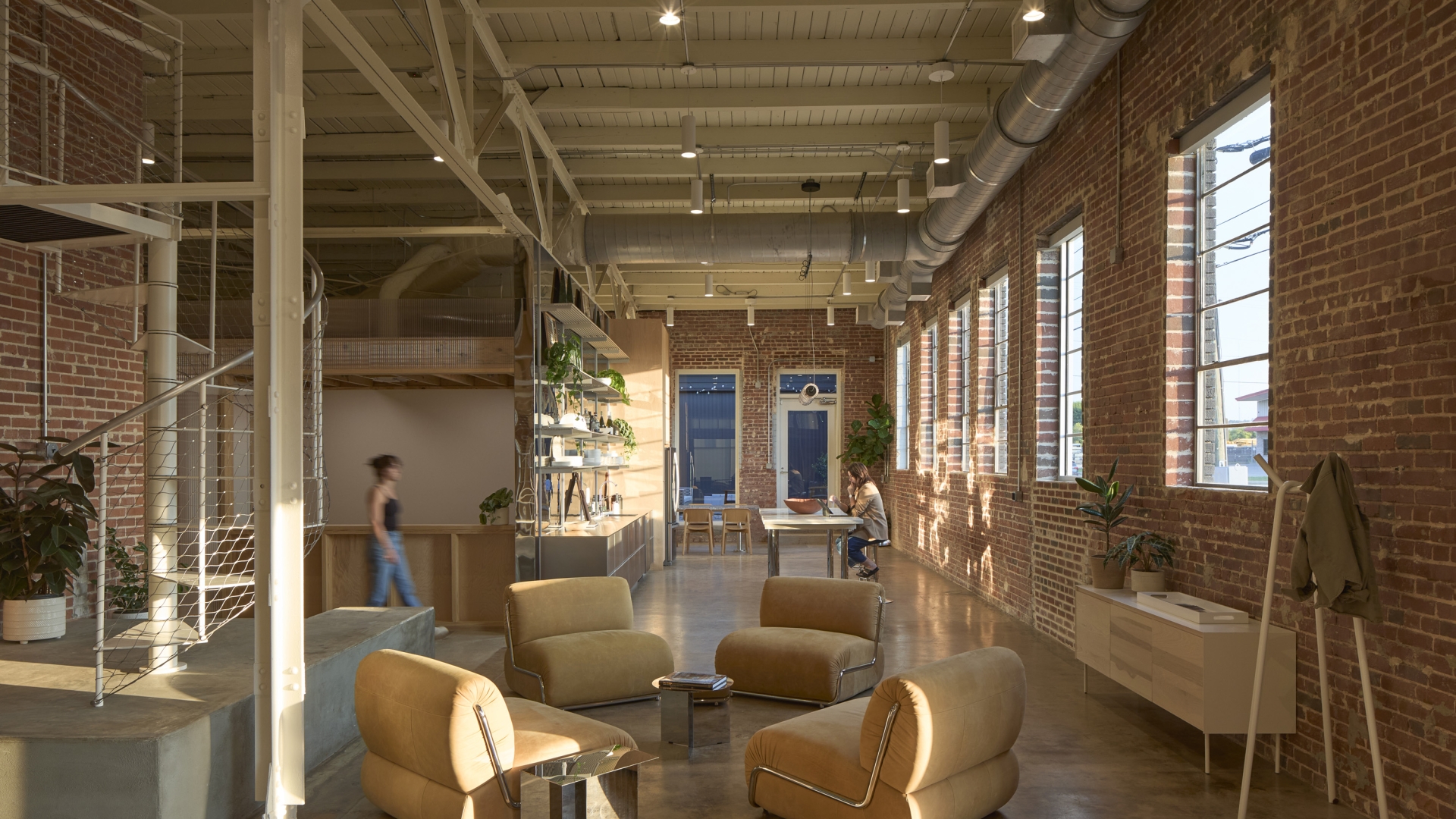 Interior view of Wyatt Builds office.