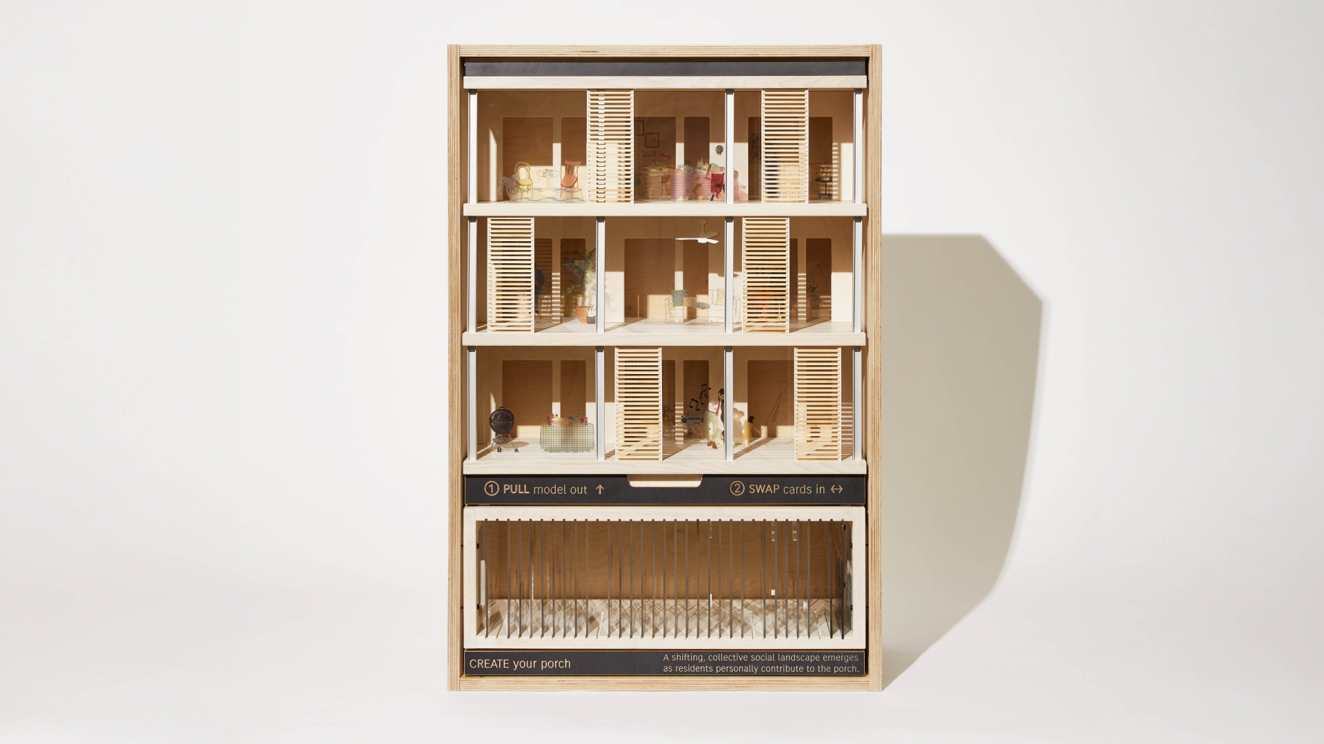 Exquisite porch installation.