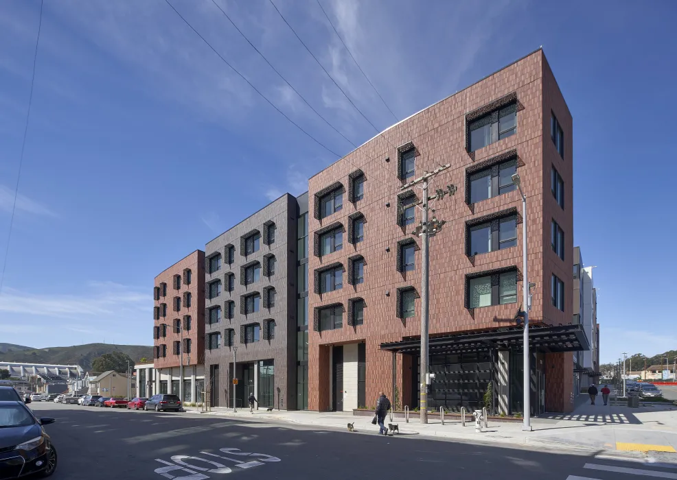 Exterior corner view of Amani and Nia at Sunnydale.