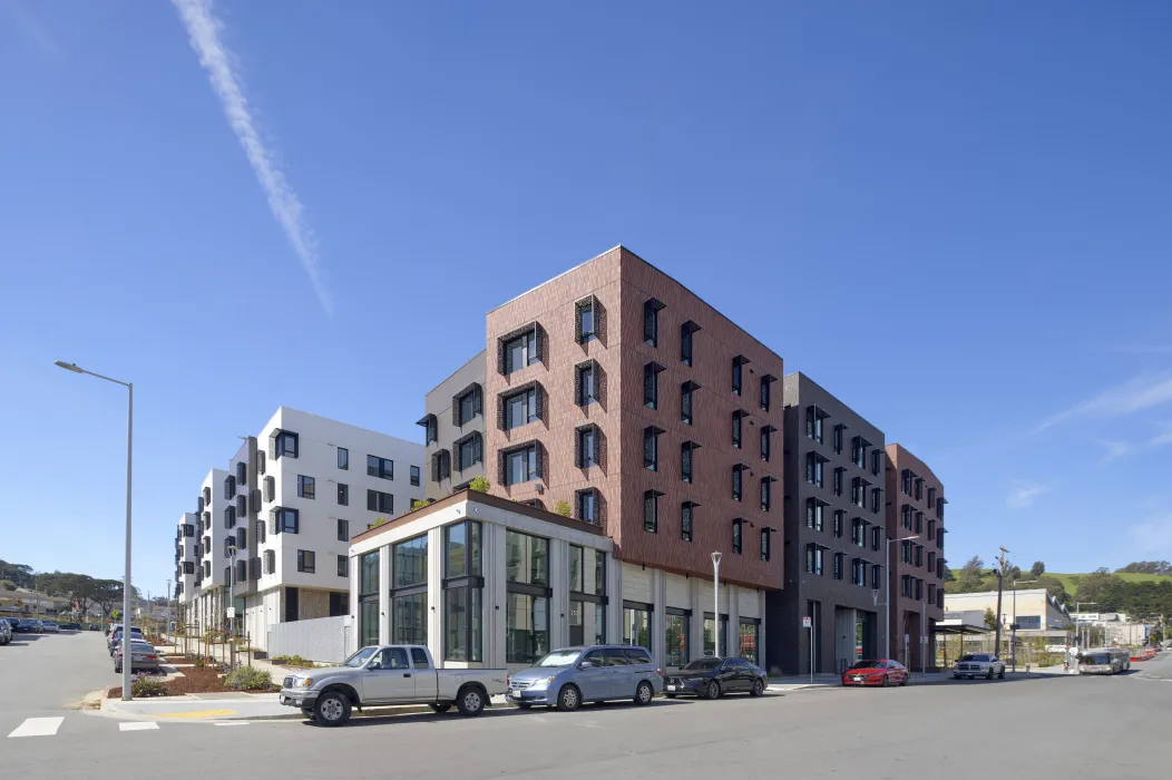 Exterior corner view of Amani and Nia at Sunnydale.